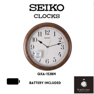 Authentic Seiko QXA153BN Wooden Wall clock