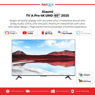 Xiaomi TV A Pro 65" 2025 | 4K UHD | QLED | Google TV | Built-in Netflix YouTube | Android Smart TV