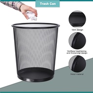 DC l K10276 Metal Iron Steel Mesh Wire Basket /Waste Bin Garbage Bin/Household Round Paper Trash Can