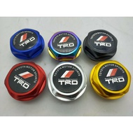 TRD Aluminum Engine Oil Cap Fuel Filler Tank Cover For Toyota Vios SEG AE101 Perodua Myvi