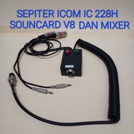 PTT BOX PTT RIG ICOM IC 228H UNTUK SOUNCARD V8 DAN MIXER