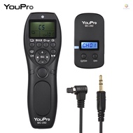 YouPro MC-292 N3 2.4G Wireless Remote Control LCD Timer Shutter Release Transmitter Receiver 32 Chan