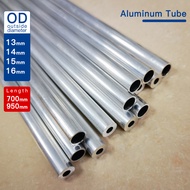 Aluminum tube OD 13-16mm pipe length 700mm 950mm Straight metal tubing outer diameter 13 14 15 16mm