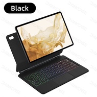คีย์บอร์ดบลูทูธไร้สาย มีไฟแบ็คไลท์ แม่เหล็ก สําหรับ Samsung Galaxy Tab S10 Lite S10 S9 FE S8 S7 Plus