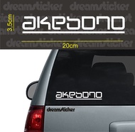 Sticker Stiker Akebono