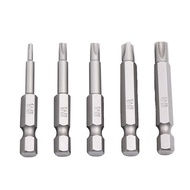 ⭐QUMM ⭐5Pcs 50mm Y Shaped Screwdriver Bits 1/4Inch Hex Shank Y Type Bit Y3 Y4 Y5 Y6 Y8