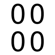 3 INCHES STICKER NUMBER - STYLE 2 (A5 SIZE) FOR BALLOON PLATE NUMBER BOBO BALLOON TRANSPARENT