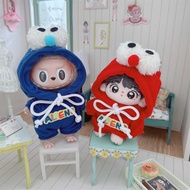Doll Baby Clothes 10cm Cotton Doll Monster Jumpsuit Romper Labu Cloth Pendant Clothes