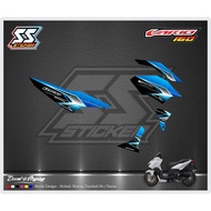 NEW VARIO 160 DS 06 MOTORCYCLE STRIPING STICKER