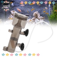 YEWW Marine Aquarium Filter, Internal Suction Cups Aquarium Protein Skimmer, Mini Filter Efficient C