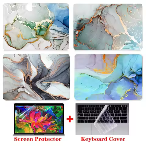 Laptop Case for Apple Macbook Air 13 13.6-inch A3240 2025 Air 15 A3241 Case for MacBook Pro 13 14 16