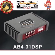 AB4-31DSP Car Audio 4 Channel Digital Signal Processor Amplifier Audiobahn DSP