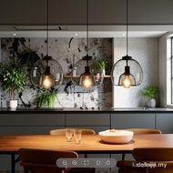 Nordic LED Pendant Light E27 Living Room Dining Room Kitchen Bedroom Bedside Pendant Lamp Modern Gla