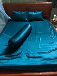 bộ ga và vỏ gối phi bóng 2mx2m2 chat chọn màu