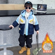 Boys Jacket Handsome Children Jacket Fleece Boy Clothes