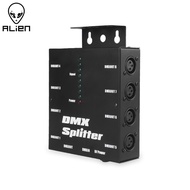 ALIEN 8 Way Channels Isolated 3Pin DMX 512 Optical Splitter Istribution Amplifier for DJ Disco Weddi