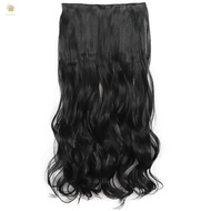 Synthetic Curly Hair Extensions 55CM Long with Five Clip Fastening for For WIGs
