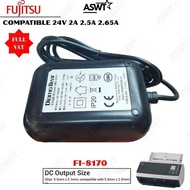 Power supply for Ricoh Fujitsu FI-8170 24V scanner - Fujitsu / Ricoh FI 8170 power Adapter - FULL BE