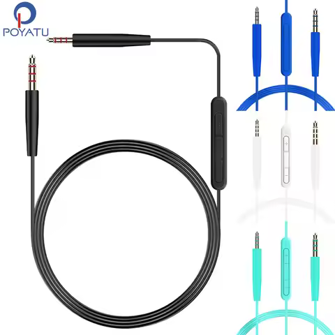 POYATU Mic Cable for JBL TUNE 500BT 600BTNC 660NC 700BT 710BT 750BTNC 760NC Replacement Headset Cabl