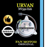 NISSAN URVAN NV350 E26 ORIGINAL CONDENSER/ RADIATOR FAN MOTOR (CAR AIRCOND AC)