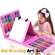 208pcs Kids Painting Pen Colour box Crayon Marker Pencil Drawing Art Set 208 pcs