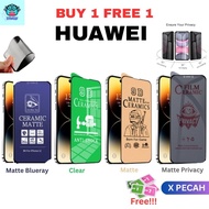 (Buy1Free1) Huawei Nova 3i,2i,3,4,4E,5T,7i,7SE,Y9,Y9S,Y9Prime,Y6P,Y7P,P40 CERAMIC SCREEN PROTECTOR M