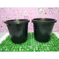 KES CP-9045 Multi-purpose black small Pail bucket container 4.5 gallon