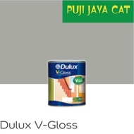 Cat Kayu dan besi Dulux V-Gloss 40698 Pewter Grey 1kg TERLARIS