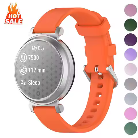 Official Silicone Straps For Garmin Lily 2 Soft 14mm Watchband Strap Bracelet For Garmin Lily2 Activ