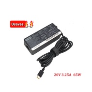 Dell 20V 3.25A Type-C Type C 65W Laptop Replacement AC Adapter Charger