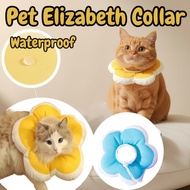 Pet Elizabeth Collar Kolar Kucing Anti Lick Waterproof Soft Recovery Cone Cat Dog Adjustable Cat Con