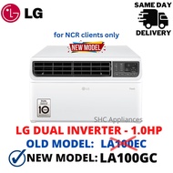 LG 1.0HP LA100GC (same day delivery) DUAL INVERTER WINDOW TYPE AIRCON (NCR CLIENTS ONLY)