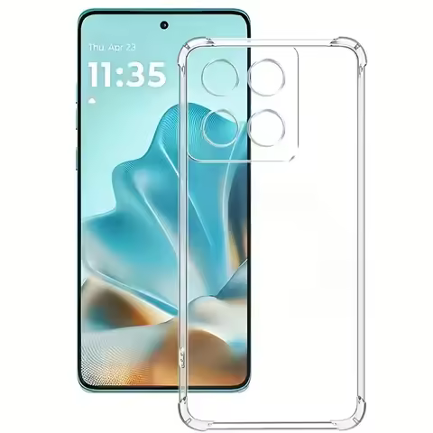 Transparent Phone Case For Motorola Moto G67 Power Soft Silicone For Motorola Moto G57 Power Back Co