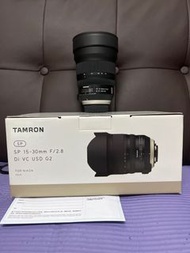 全新一樣 全套有盒 香港行貨  Tamron 15-30 15-30mm F2.8 VC USD G2 Nikon F Mount 最新款