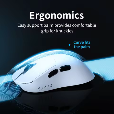 AJAZZ AJ179 V2/MAX Wireless Gaming Mouse 3 Model With Magnetic Attraction Charging Base PAW3311 Sens