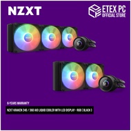 NZXT Kraken 240 / 360 AIO Liquid Cooler With LCD Display - RGB ( Black )