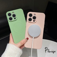 Iphone 16 Case For iPhone13 12 11 14 15 Pro Max 7 16 8 14 15 Plus XR X XS Hard Color Magnetic Chargi