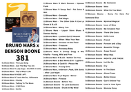 381 Usb Pendrive 4G Mp3 Song Music USB flash drive BRUNO MARS x BENSON BOONE