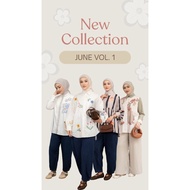JuneRurik Vol 1 Dailyn print shirt, Namika Print Shirt, Lumiko Embroidery Shirt, greta print shirt