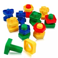 Educational Puzzle Toy Nuts and Bolts Thick Screw Nuts and Bolts
