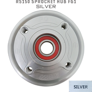 ENKE1 FG1 RS150 CNC ALLOY SPROCKET HUB SET RS150 CLUCTH HUB RUMAH SPOKET BEARING AND OIL SEAL INCLUD