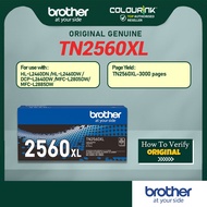 Brother ORIGINAL GENUINE TN-2560 TN-2560XL Toner DR-2560 DCP-L2640DW HL-L2460DN MFC-L2885DW MFC-L280