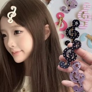 5/2PCS Polka Dot Music Symbol Hair Clips - Musical Notes Hairpin - Women's Hair Accessories - Fashio