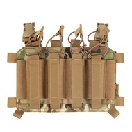 OneTigris Chest Rig Vest Add-On Quad SMG Mag Pouch Placards ยุทธวิธีถือสี่ MP5นิตยสาร MP7