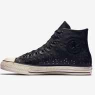 CONVERSE X JOHN VARVATOS 皮革卯釘仿舊設計高筒帆布鞋