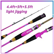 （A Sell Well）◆☢ 【NYA】4.4ft【20-150g/10kg】solid Rod tip profession Deepsea Boat Fishing Saltwater rod light fishing fod Spinning baitcasting boat jigging