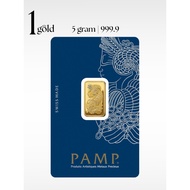 [Raya Sale] [5 gram] 1Gold PAMP Lady Fortuna™ Gold Minted Bar (999.9) 100% Authentic