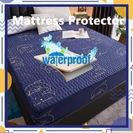 Thicken Waterproof Mattress Protector Fitted Bedsheet Breathable Non-slip Mattress Cover