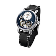 Arbutus Automatic Double Balance Wheel Blue Black Strap (AR1804SUB)