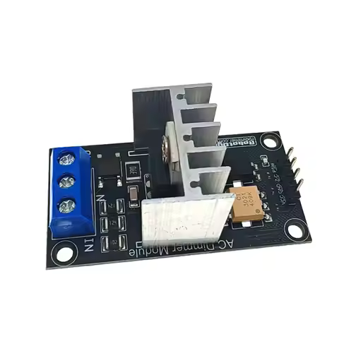 AC Light Lamp Dimming and Motor Dimmer Module, 1 Channel, 3.3V/5V Logic, AC 50/60hz, 8A-400V